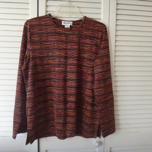 Easy Spirit Womens Sweater CrewNeck LongSleeve PullOver Size L